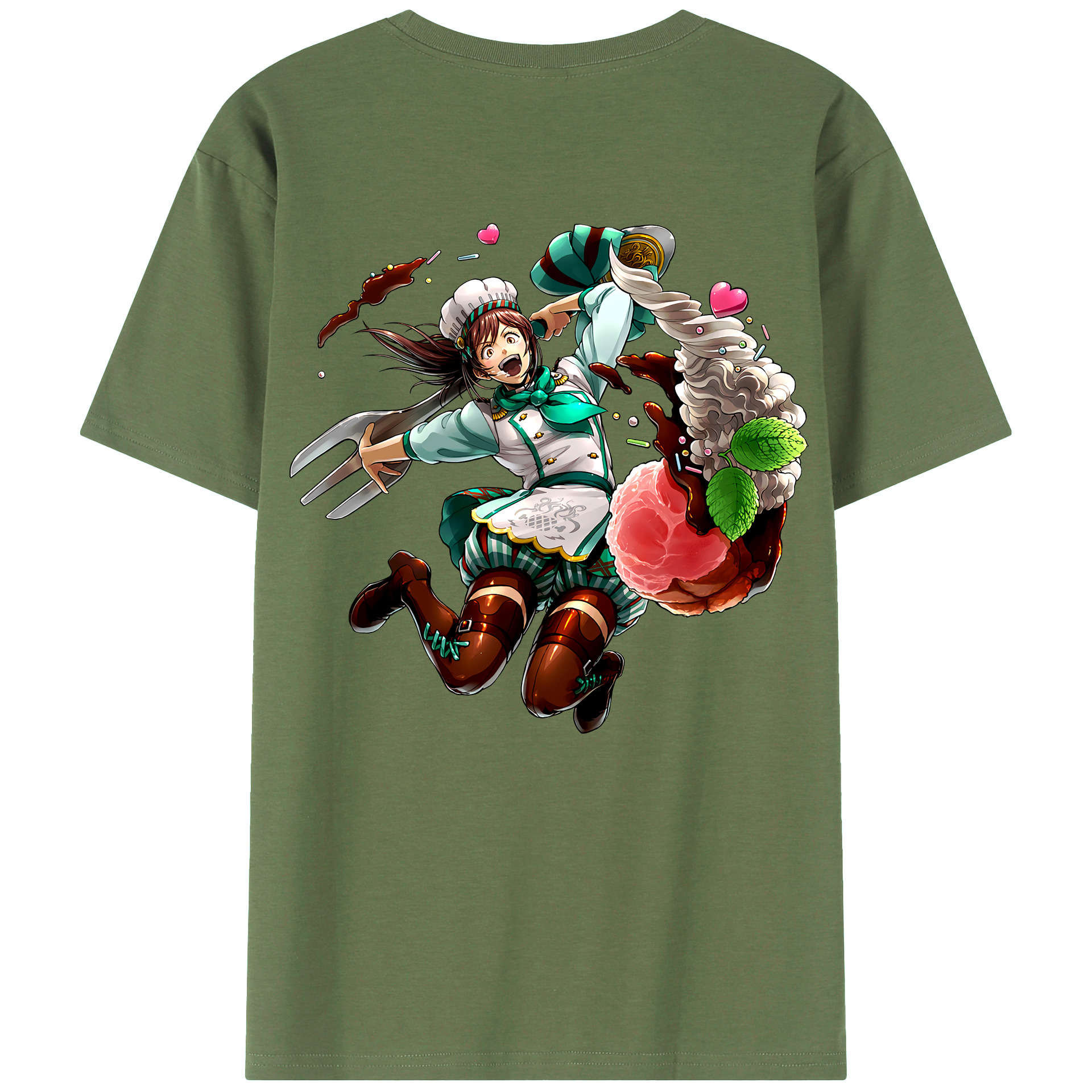 （画像用） 進撃の巨人 サシャ·ブラウス Attack on Titan Sasha Blaus 綿100％ メンズ半袖Tシャツ（バックプリント） 通気性